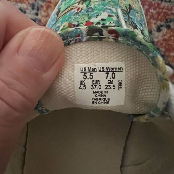 VANS WOMEN’S FLORAL PRINT - Picture 6 of 8